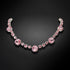 Vestuvinė vėrinys "Vorteks II (Light Rose)" su Swarovski™ kristalais